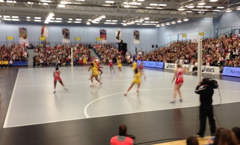 England netballers beat Australia at the Sports Training Village