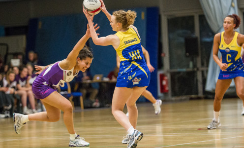 Netball action by Mike Varey