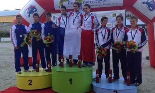 The GB trio with their bronze medals (photo Patryk Chalastra)