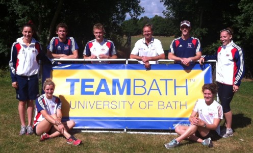 Modern Pentathlon GB line-up at Team Bath, University of Bath