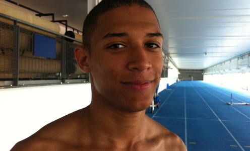 Northern Ireland sprinter Leon Reid