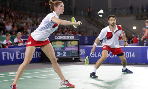 Heather Olver in action at Glasgow 2014 (photo: Badminton Photo)