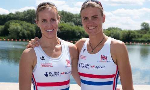 University graduate Heather Stanning (right) has been nominated for a BT Award