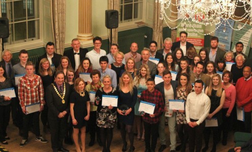 The winners at the B&NES Chairman Sport Awards in March 2015