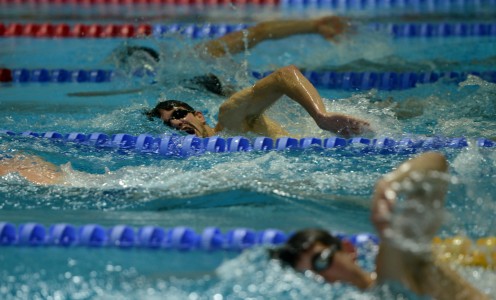 Pentathlon GB train in new London 2012 Legacy Swimming Pool. PICTURE: Clare Green