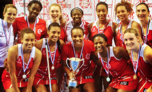 Stacey Francis tweeted this picture of England Netball celebrating their 3-0 series whitewash of Trinidad & Tobago in May 2015