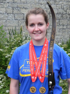 Archer Lizzy Rees on target with double BUCS gold for University of ...