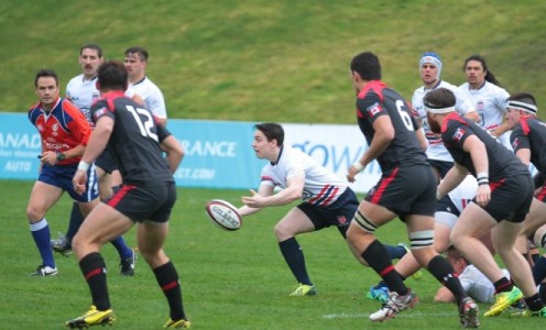 University of Bath student Louis Mulholland in action for the USA Junior All Americans. PICTURE: Judy Teasdale