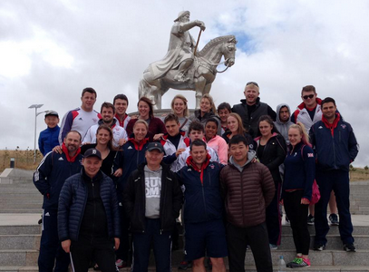 Kate Howey tweeted this picture of the British judo squad in Mongolia for a training camp ahead of the 2015 European Games