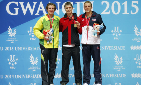 Jay Lelliott won 400m gold at the 2015 World University Games in Gwangju