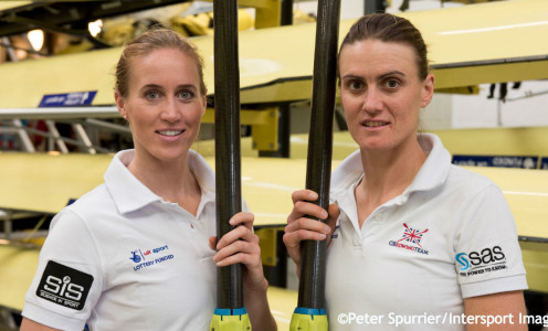 Helen Glover and Heather Stanning