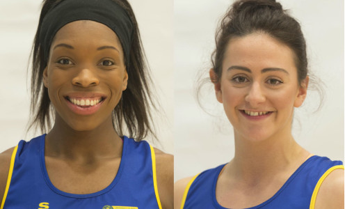 Team Bath Netball's Eboni Beckford-Chambers and Rachel Shaw have been named in the England squad to face Australia in January 2016