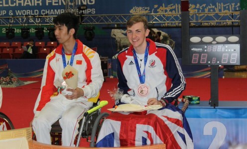 Piers Gilliver won bronze at the Sharjah World Cup in December 2015