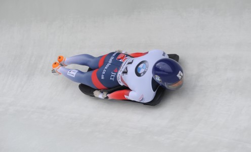 Donna Creighton at the 2016 Skeleton World Championships. PICTURE: Charlie Booker