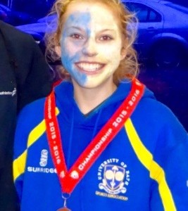 Jenny Nesbitt won bronze at the BUCS Cross-Country Championships in February 2016