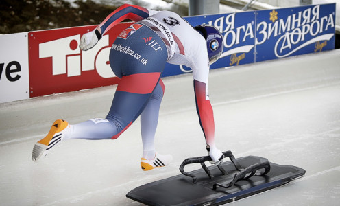 Laura Deas at the 2016 Skeleton World Cup. PICTURE: Mike Varey