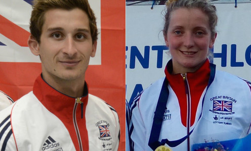 Jamie Cooke and Freyja Prentice of Pentathlon GB