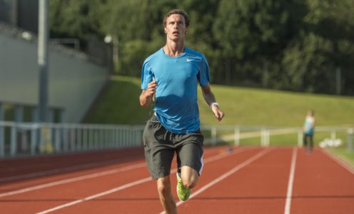 Paul Blake in training at the University of Bath for the Rio 2016 Paralympic Games