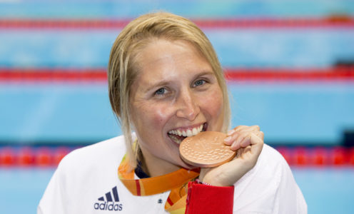 Stephanie Millward won S8 100m freestyle gold at the Rio 2016 Paralympic Games. PICTURE: onEdition