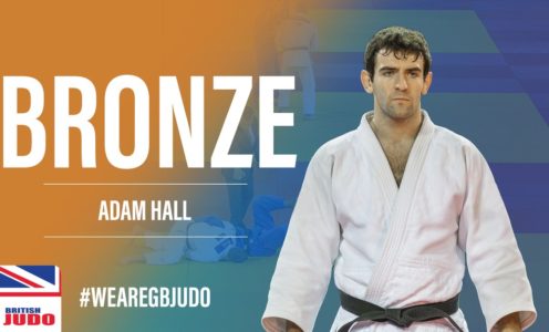 Adam Hall won -100kg bronze at the European Judo Open In Glasgow, October 2014