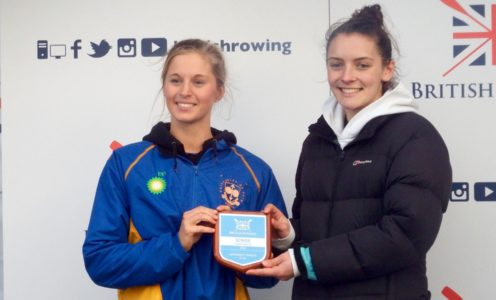 Steph Clutterbuck and Laetitia Tay of Bath University Boat Club won the women's double scull University Shield at the 2016 British Rowing Senior Championships