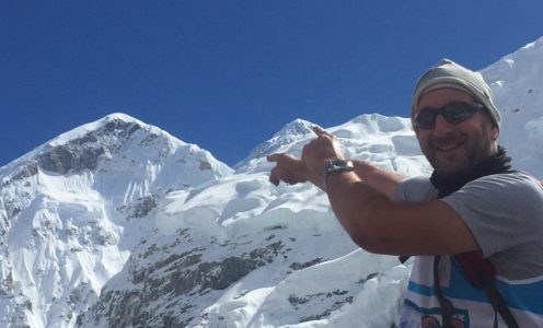 Mark Skimming trekked to Everest Base Camp in September 2016 to raise money for The Grand Appeal