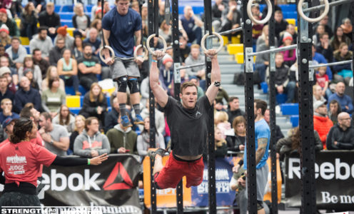 Action from the 2016 Strength in Depth competition at the Sports Training Village