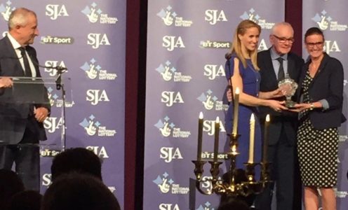 University graduate, Heather Stanning, and Olympic partner, Helen Glover, receive a national award.