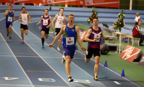 Cameron Chalmers wins 400m gold at the 2017 BUCS Nationals in Sheffield