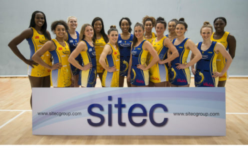 Team Bath Netball are sponsored by Sitec for the 2017 season