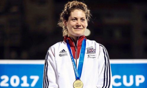 Pentathlon GB's Kate French won the first Modern Pentathlon World Cup gold of her career in Cairo in March 2017