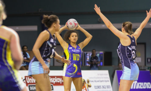 Severn Stars 39 Team Bath Netball 48, March 2017. MUST CREDIT: Razorlight Imagery.