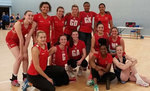 England Netball U21s trained at the University of Bath in May 2017