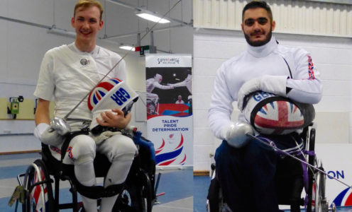 Golden hat-trick for wheelchair fencers Piers Gilliver and Dmitri Coutya at Netherlands World Cup