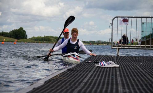 Team Bath Futures Academy athletes Ed Nightingale and Spencer Armstrong have been selected to represent Great Britain at the Junior European Canoe Sprint Championships