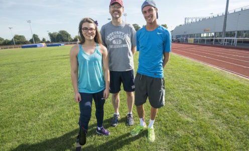 Sophie Kamlish, Rob Ellchuk and Paul Blake