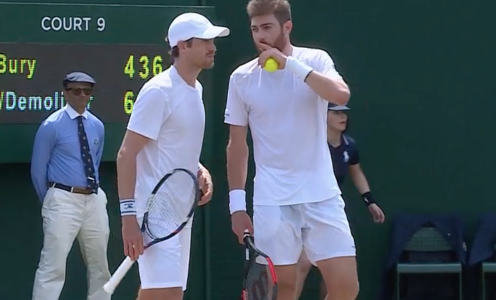 Marcus Daniell and Marcelo Demoliner at Wimbledon 2017