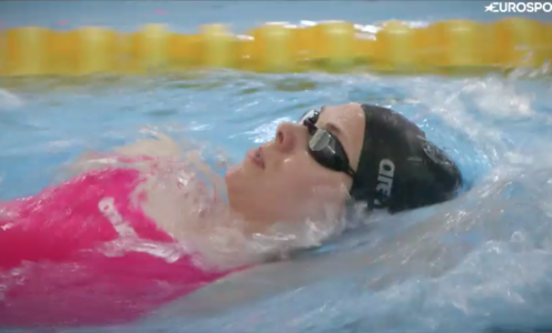 Anna Hopkin in the London 2012 Legacy Pool, July 2017