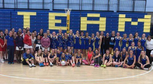 The Team Bath Netball U21, U19 and U17 squads for the 2017 NPL tournament in Nottingham