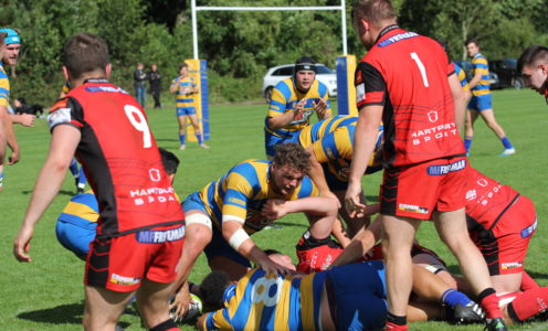 University of Bath men's 1st XI took on Hartpury College in a rugby friendly