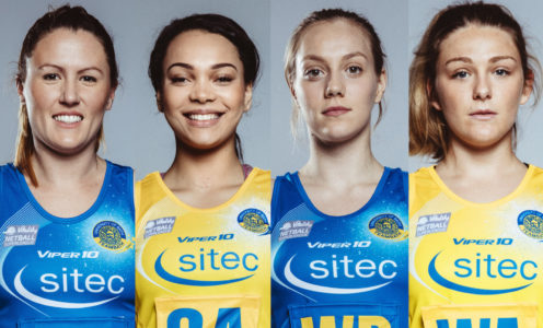 Asha Francis, Paige Reed, Abi Robson and Jazz Scott have been named in the 2018 Team Bath Netball Superleague squad