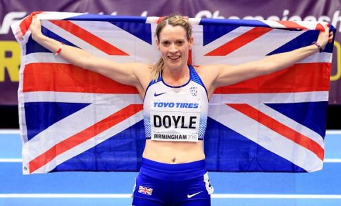 Eilidh Doyle won 400m bronze at the 2018 World Indoor Championships in Birmingham