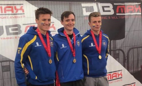 The men's team that won gold for the University of Bath at the BUCS Duathlon Championships