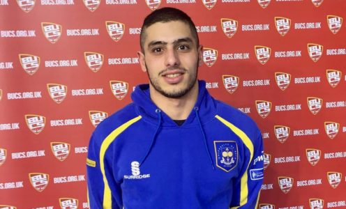 University of Bath student swimmer Filippos Iakovidis is representing Cyprus at the 2018 FINA World Short-Course Championships