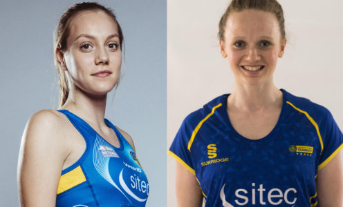 Abi Robson and Amanda Varey, Team Bath Netball