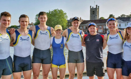 Crew Bath rowing at the 2019 Henley Royal Regatta