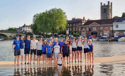 Crew Bath rowing at the 2019 Henley Royal Regatta