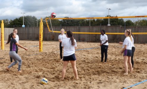 Beach volleyball at the 2019 Girls Go Gold event