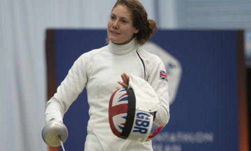 Kate French set a new fencing world record in Budapest