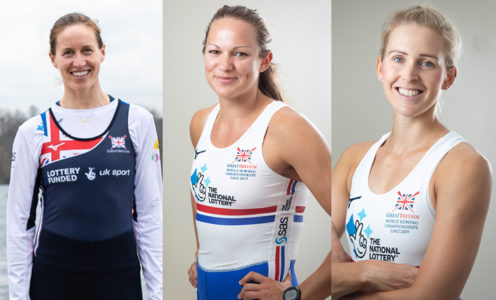 Helen Glover, Sara Parfett and Vicky Thornley have been named in the Team GB rowing squad for the Tokyo 2020 Olympic Games